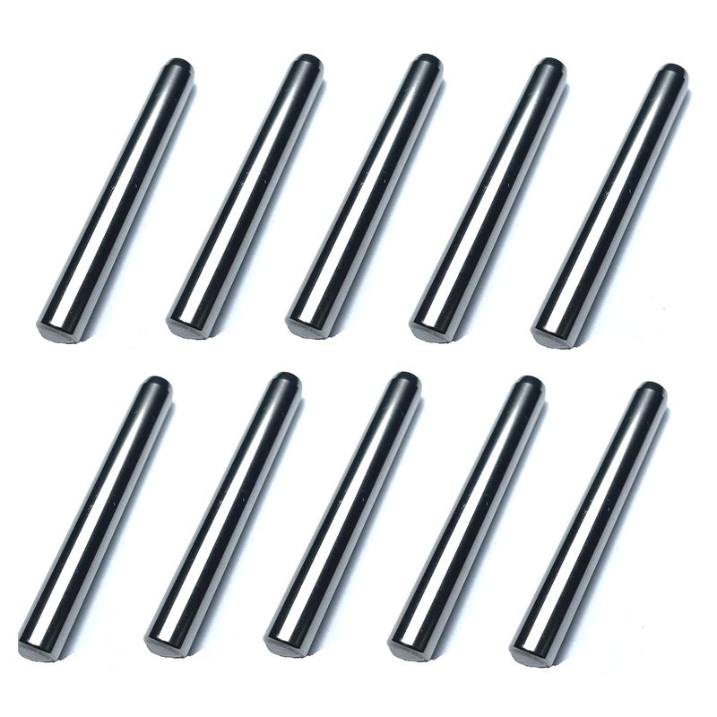 ZDingTech 10PCS 1/4 x 2 Inch Dowel Pins Shelf Pegs 1/4 inch,Bearings Alloy Steel pins Wood Bunk Bed Dowel Pins 1/4 Shelf Pins 1/4 inch Metal pins Fasten Elements for Fixing a Component's Position - Image 1